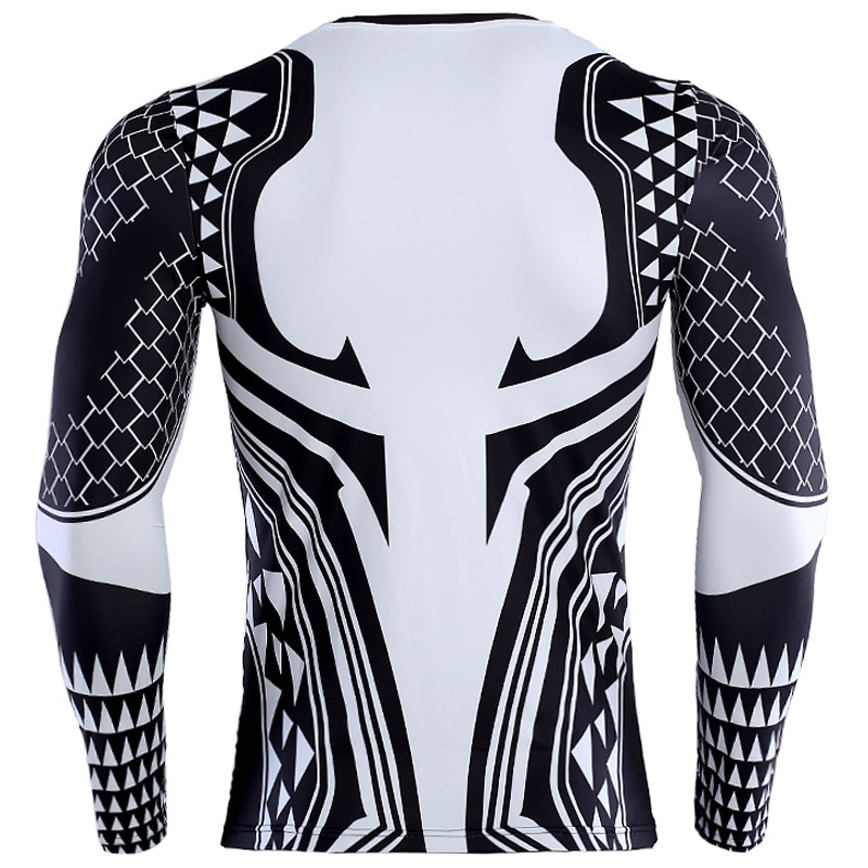 Foto 4 | Venta Internacional - Camiseta de Compresión Estampada para Hombre