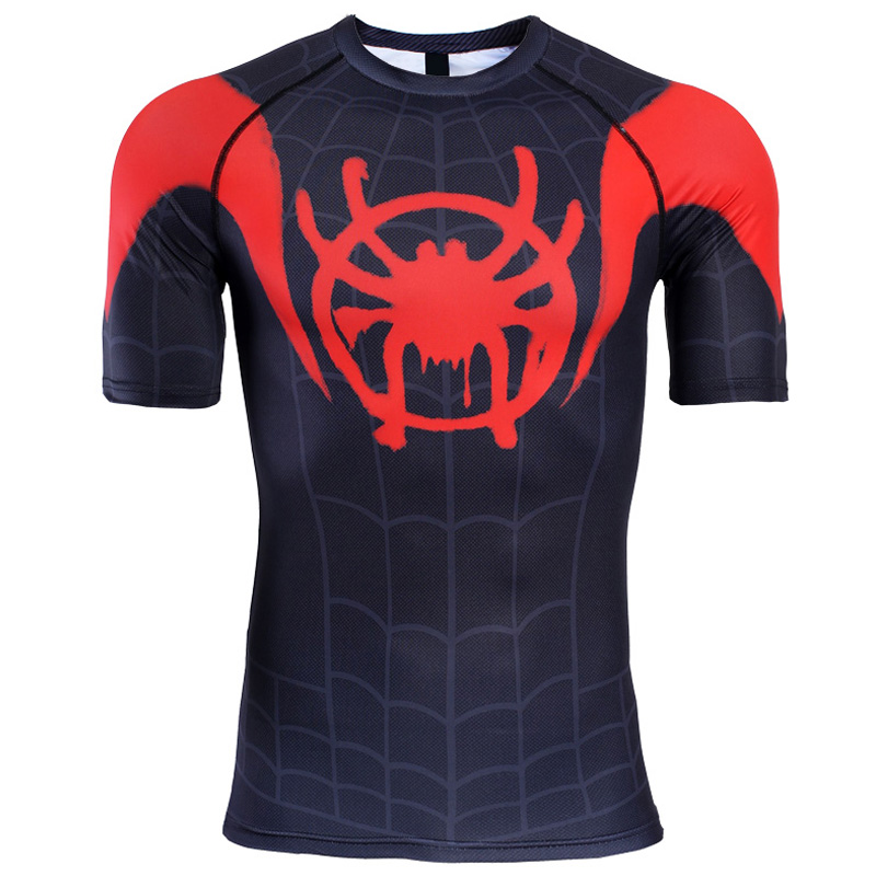 Foto 2 pulgar | Venta Internacional - Camiseta de Compresión Manga Corta Spiderman para Hombre