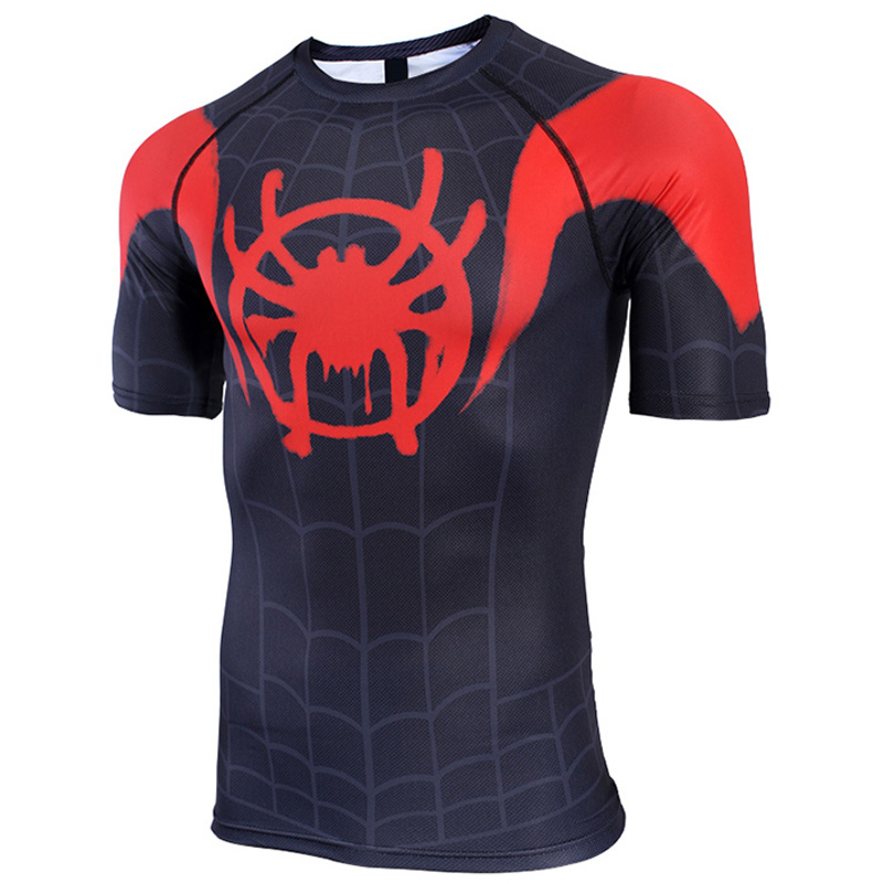 Foto 4 pulgar | Venta Internacional - Camiseta de Compresión Manga Corta Spiderman para Hombre