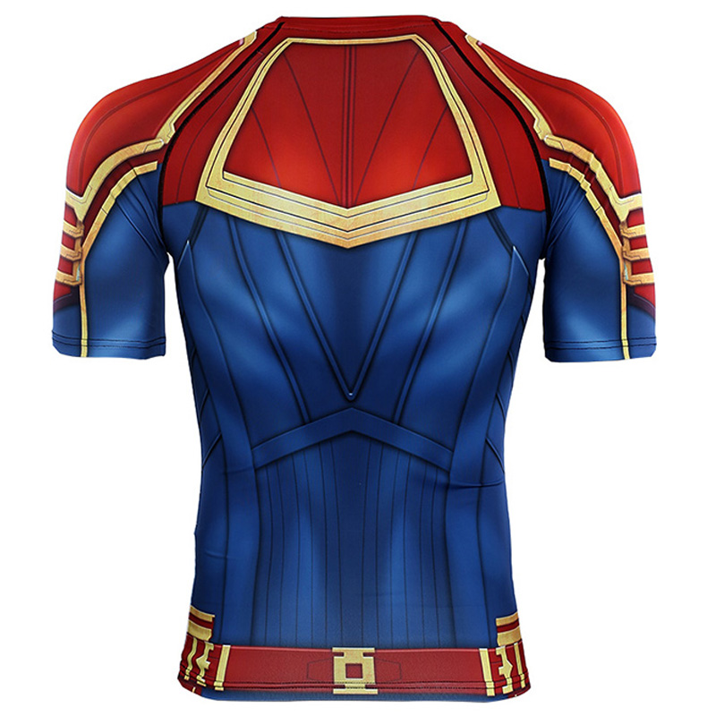 Foto 5 pulgar | Venta Internacional-Camiseta de Compresión de Manga para Hombre