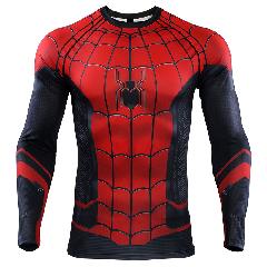 Foto 3 pulgar | Venta Internacional- Camiseta de Compresión Manga Larga para Correr Spider-Man