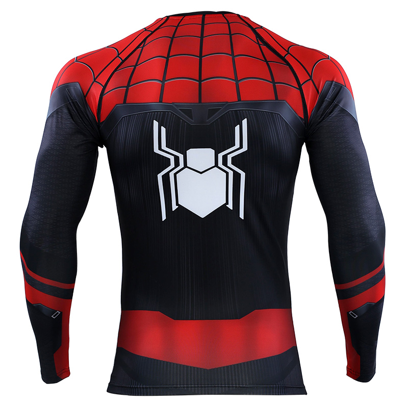 Foto 5 pulgar | Venta Internacional- Camiseta de Compresión Manga Larga para Correr Spider-Man