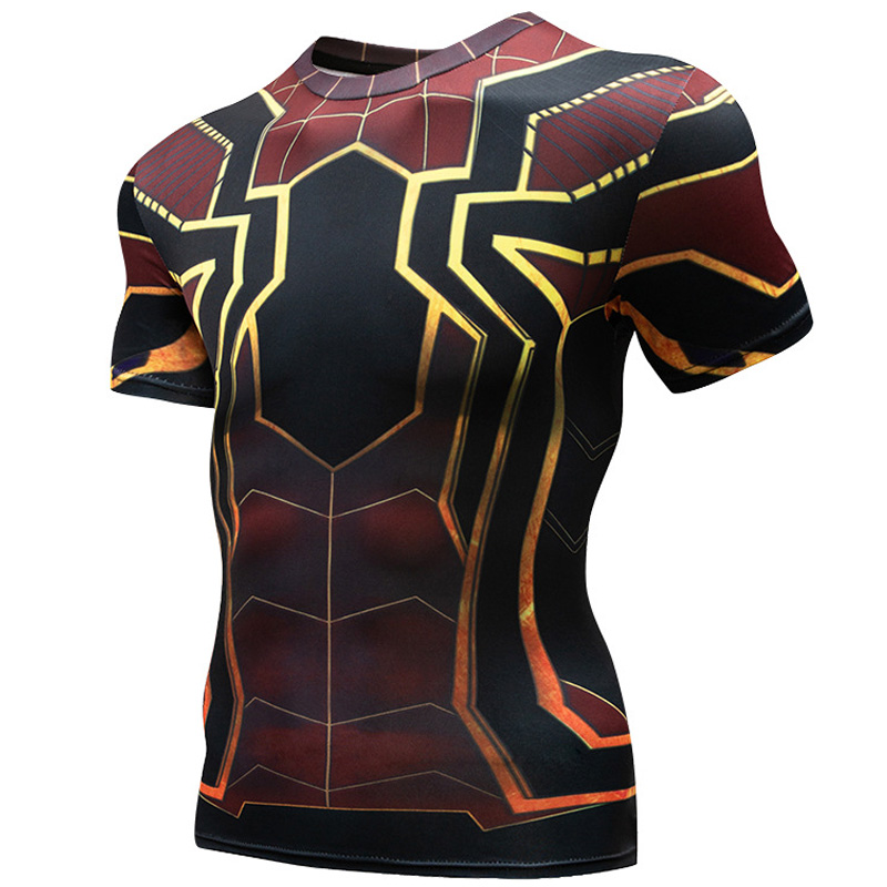 Foto 4 pulgar | Venta Internacional - Camiseta de Compresión Manga Corta Spiderman para Hombre