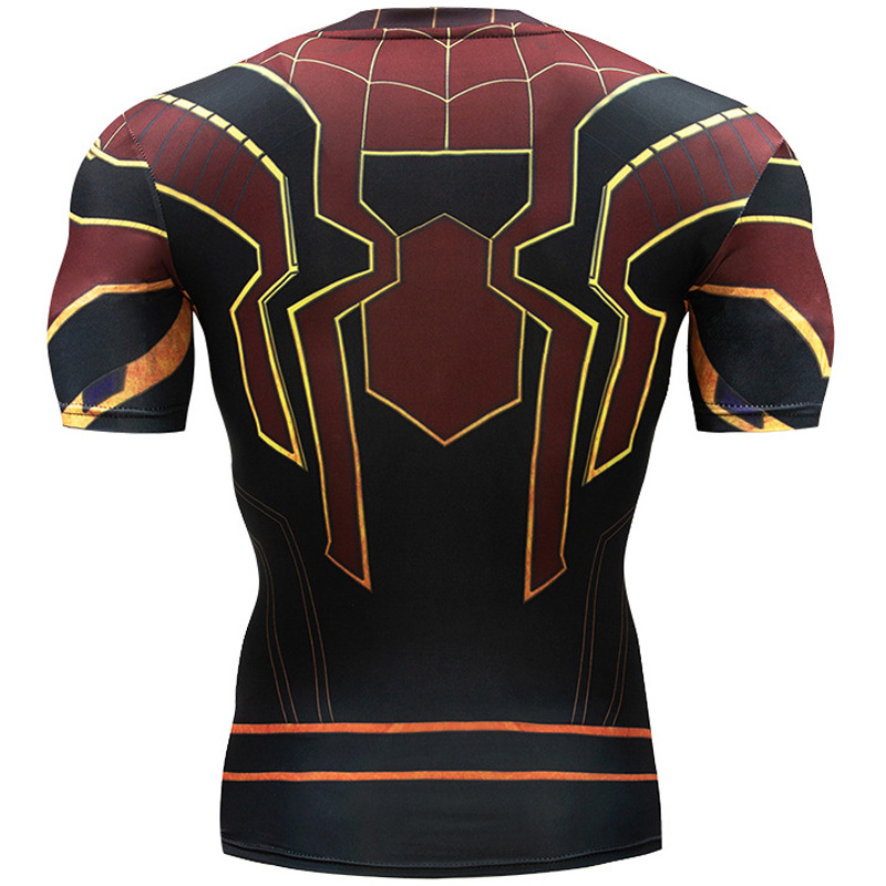 Foto 5 pulgar | Venta Internacional - Camiseta de Compresión Manga Corta Spiderman para Hombre