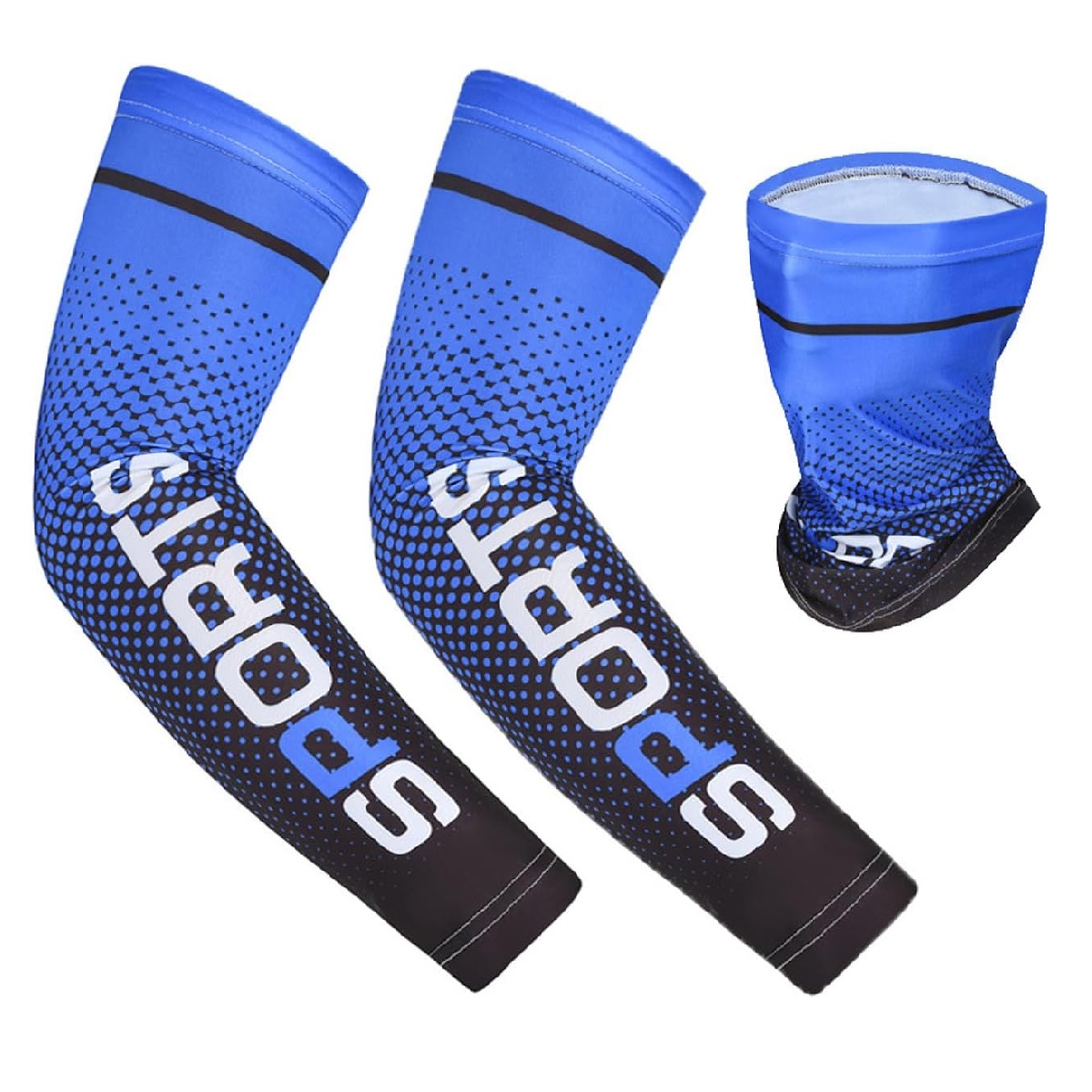 Foto 1 | Kit De Seda Bandana Y Mangas De Protección Uv Unitalla Eo Safe Imports Esi-11945 Azul