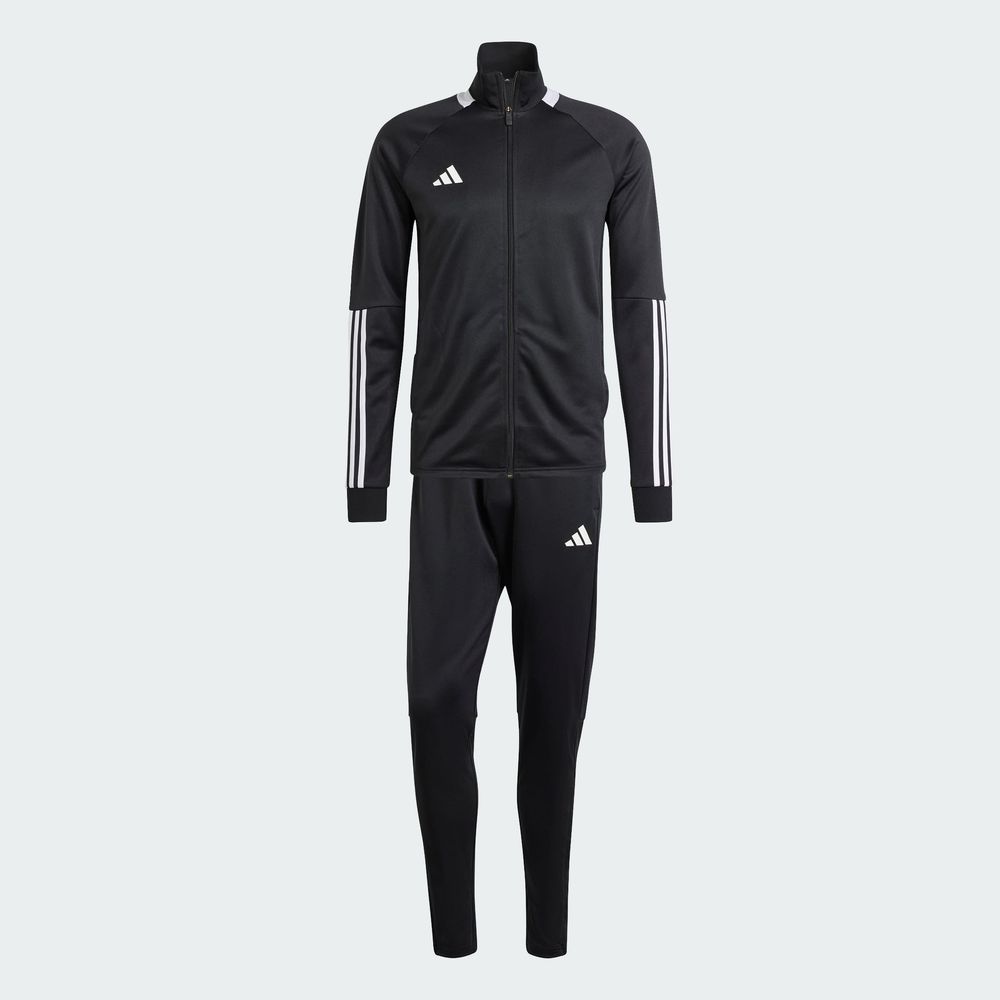 Foto 3 pulgar | Conjunto Deportivo Sereno Aeroready Cut 3 Franjas Adidas Negro para Hombre