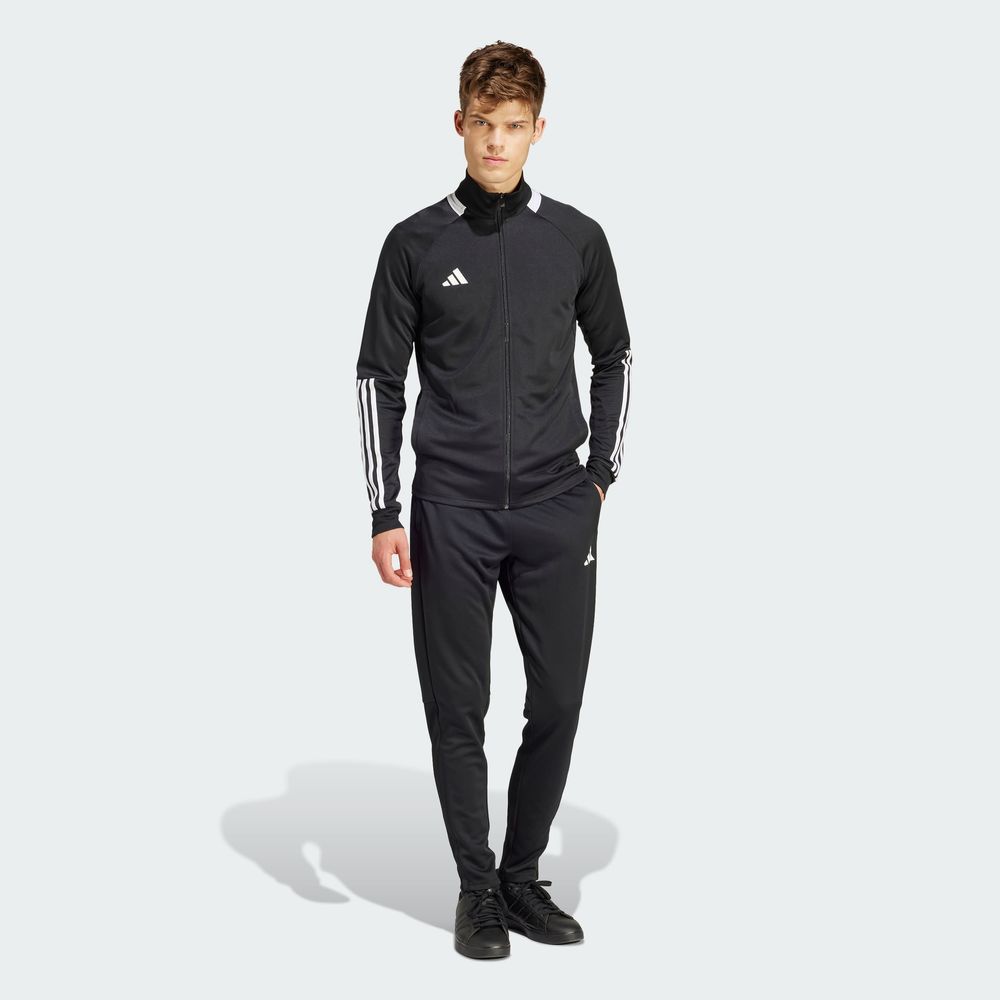 Foto 4 pulgar | Conjunto Deportivo Sereno Aeroready Cut 3 Franjas Adidas Negro para Hombre