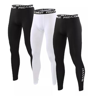 Foto 1 | Kit Lycra Fitness Hombre Transpirable Mallas Correr Deportiva 3p Talla Xl Eo Safe Imports Esi-14224 Multicolor