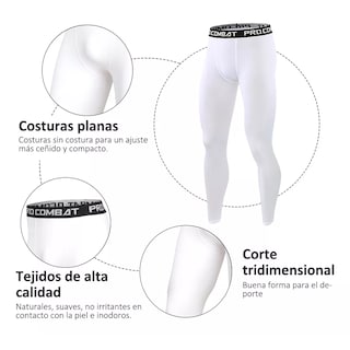 Foto 3 | Kit Lycra Fitness Hombre Transpirable Mallas Correr Deportiva 3p Talla Xl Eo Safe Imports Esi-14224 Multicolor
