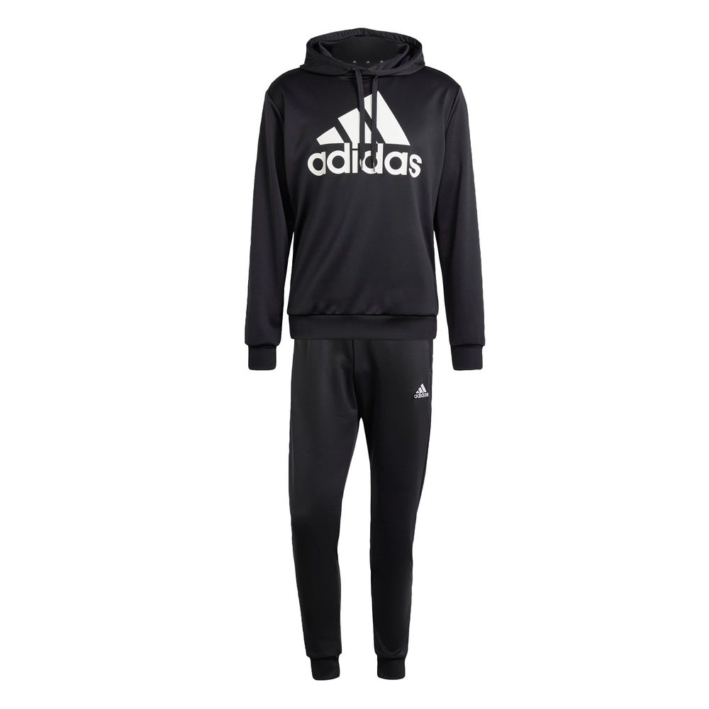 Conjunto Sudadera Con Gorro Sportswear Felpa Francesa Adidas Negro Hombre