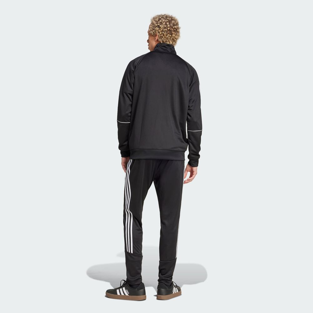 Foto 4 pulgar | Conjunto Sportswear 3 Franjas Tejido De Punto Doble Adidas Negro Hombre