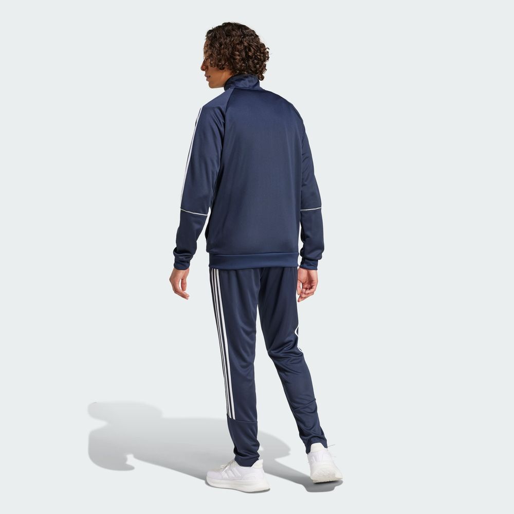 Foto 5 pulgar | Conjunto Sportswear 3 Franjas Tejido De Punto Doble Adidas Azul Hombre