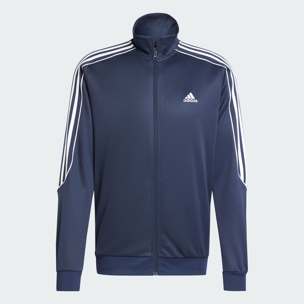 Foto 7 pulgar | Conjunto Sportswear 3 Franjas Tejido De Punto Doble Adidas Azul Hombre