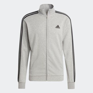 Foto 7 | Conjunto Basic 3 Franjas French Terry Adidas Gris Hombre