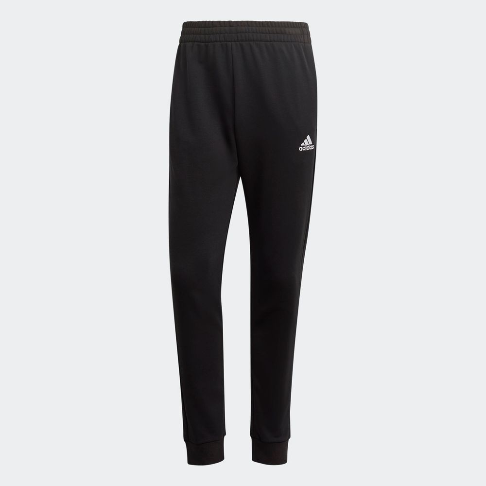 Foto 9 pulgar | Conjunto Basic 3 Franjas French Terry Adidas Gris Hombre