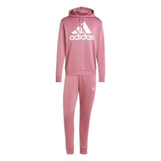 Foto 1 | Conjunto Sudadera Con Gorro Sportswear Felpa Francesa Adidas Rojo Hombre