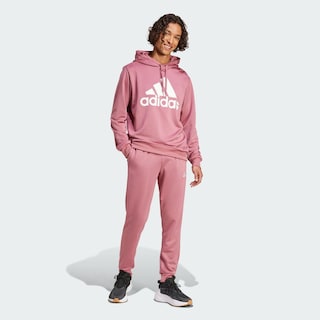 Foto 5 | Conjunto Sudadera Con Gorro Sportswear Felpa Francesa Adidas Rojo Hombre
