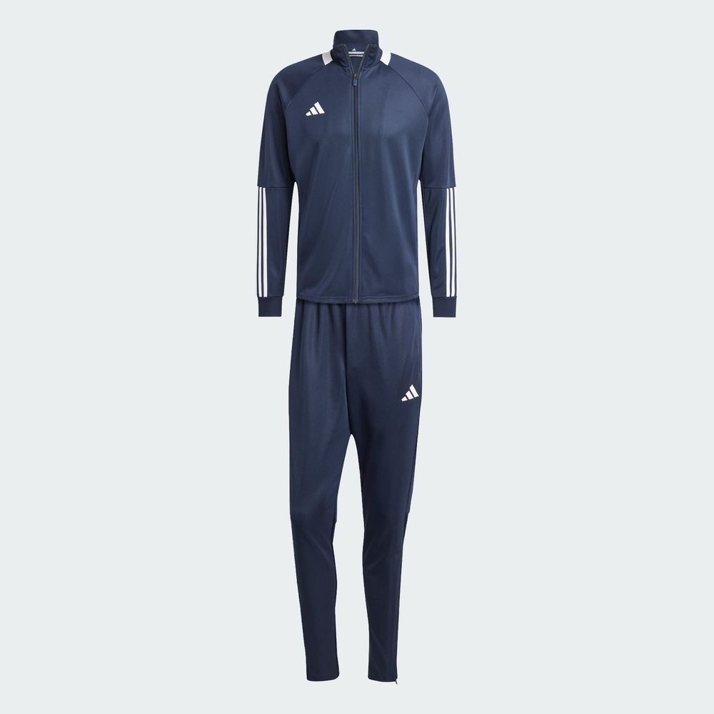 Foto 3 pulgar | Conjunto Aeroready Sereno Cut 3 Franjas Adidas Azul Hombre