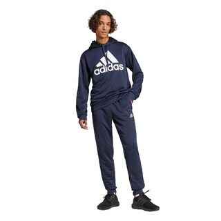 Foto 2 | Conjunto Sudadera Con Gorro Sportswear Felpa Francesa Adidas Azul Hombre