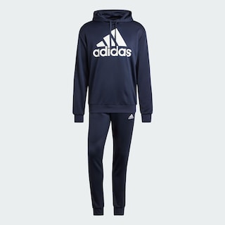 Foto 3 | Conjunto Sudadera Con Gorro Sportswear Felpa Francesa Adidas Azul Hombre