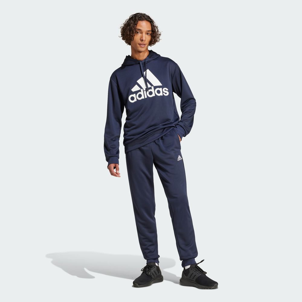 Foto 5 pulgar | Conjunto Sudadera Con Gorro Sportswear Felpa Francesa Adidas Azul Hombre