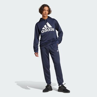 Foto 4 | Conjunto Sudadera Con Gorro Sportswear Felpa Francesa Adidas Azul Hombre