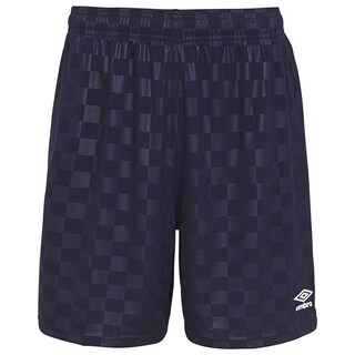 Foto 1 | Pantalones Cortos Umbro Para Niños A Cuadros, Azul Marino, Talla L - Venta Internacional.