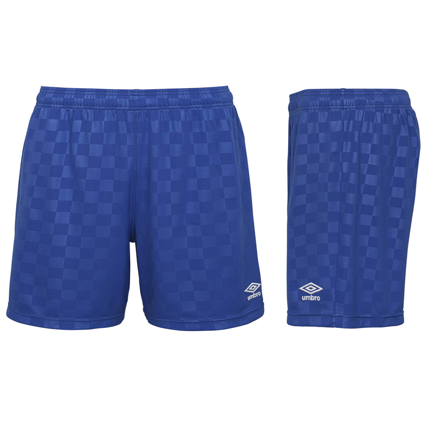 Foto 3 pulgar | Pantalones Cortos Umbro de Poliéster Azul Real A Cuadros para Mujer - Venta Internacional