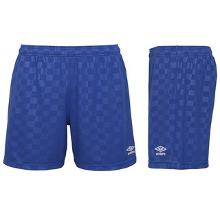 Foto 2 | Pantalones Cortos Umbro de Poliéster Azul Real A Cuadros para Mujer - Venta Internacional