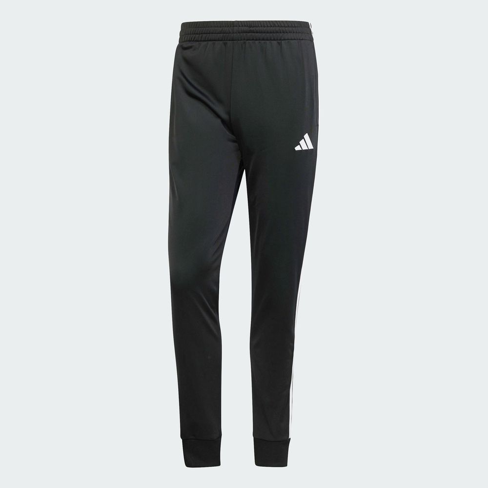 Foto 7 | Conjunto Sportswear Basic 3 Franjas Tricot Adidas Negro para Hombre