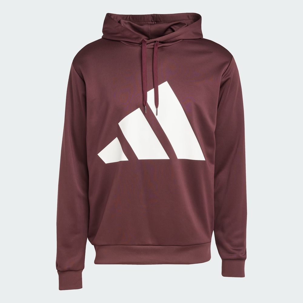 Foto 6 | Conjunto Sportswear Big Logo Sudadera Con Gorro Felpa Francesa Adidas Rojo Hombre