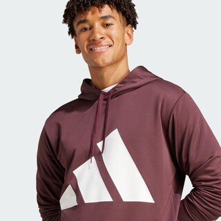 Foto 8 | Conjunto Sportswear Big Logo Sudadera Con Gorro Felpa Francesa Adidas Rojo Hombre