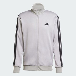 Foto 3 | Conjunto Deportivo Adidas Basic 3 Franjas Felpa Francesa Gris