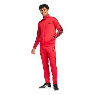 Foto 2 | Conjunto Deportivo Adidas Basic 3 Franjas Tricot Rojo