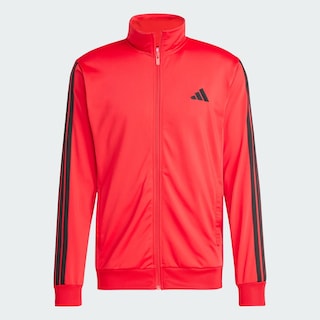 Foto 6 | Conjunto Deportivo Adidas Basic 3 Franjas Tricot Rojo