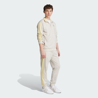 Foto 2 | Conjunto Sportswear Basic Tricot Colorblock Adidas Beige Hombre