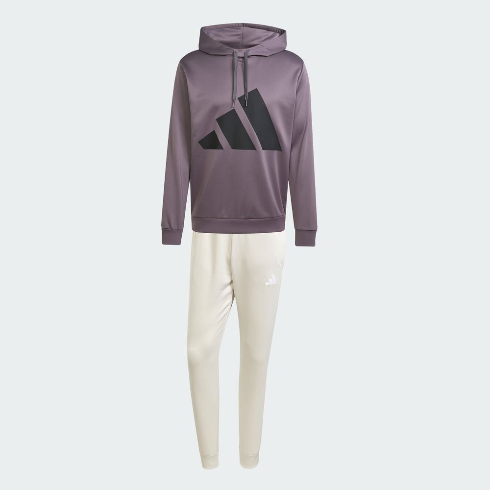Foto 3 | Conjunto Sportswear Big Logo Sudadera Con Gorro Felpa Francesa Adidas Multi Hombre