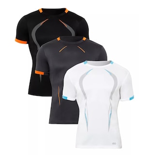 Foto 1 | Playera Deportiva Eo Safe Imports ESI-10139-1 Multicolor 3 Piezas