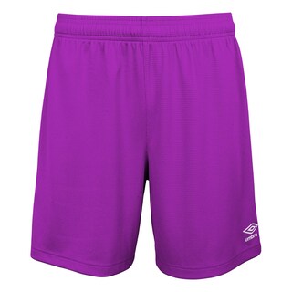 Foto 1 | Pantalones Cortos Umbro Field Para Niños, Color Morado, Talla Pequeña - Venta Internacional.