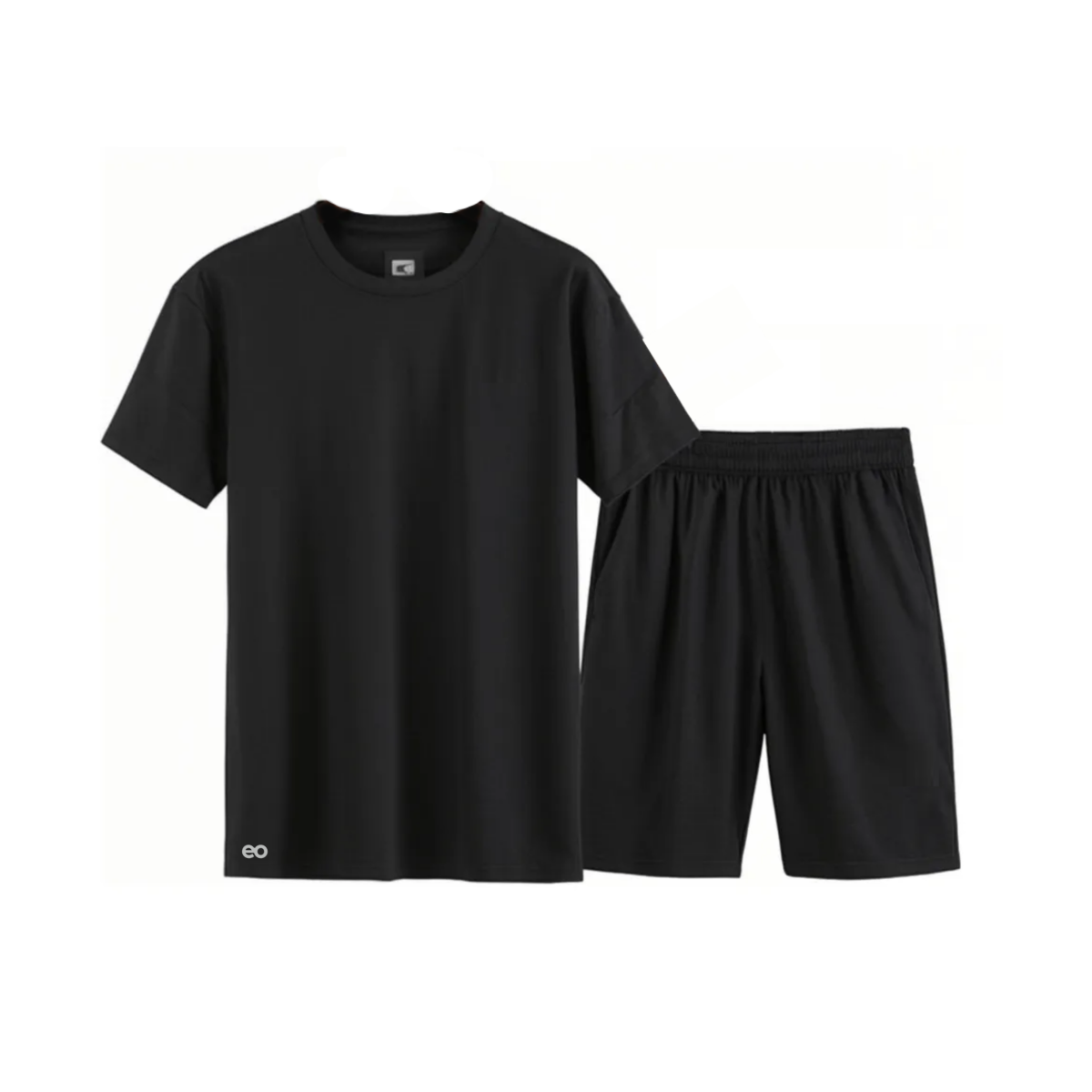 Foto 2 pulgar | Juego De Playera Y Short Deportivo Talla 2eg Eo Safe Imports Esi-20439 Negro