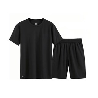 Foto 1 | Juego De Playera Y Short Deportivo Talla 2eg Eo Safe Imports Esi-20439 Negro