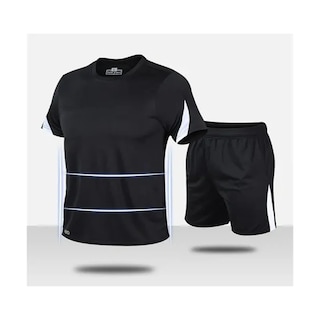 Foto 3 | Juego De Playera Y Short Deportivo Talla 2eg Eo Safe Imports Esi-20439 Negro