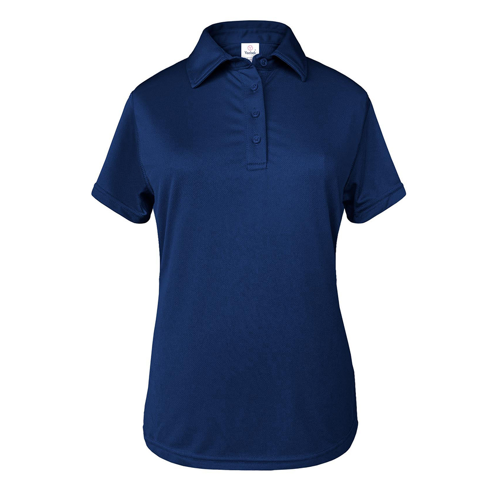 Foto 2 pulgar | Playera Tipo Polo Yazbek Azul Marino 100% Poliéster para Dama