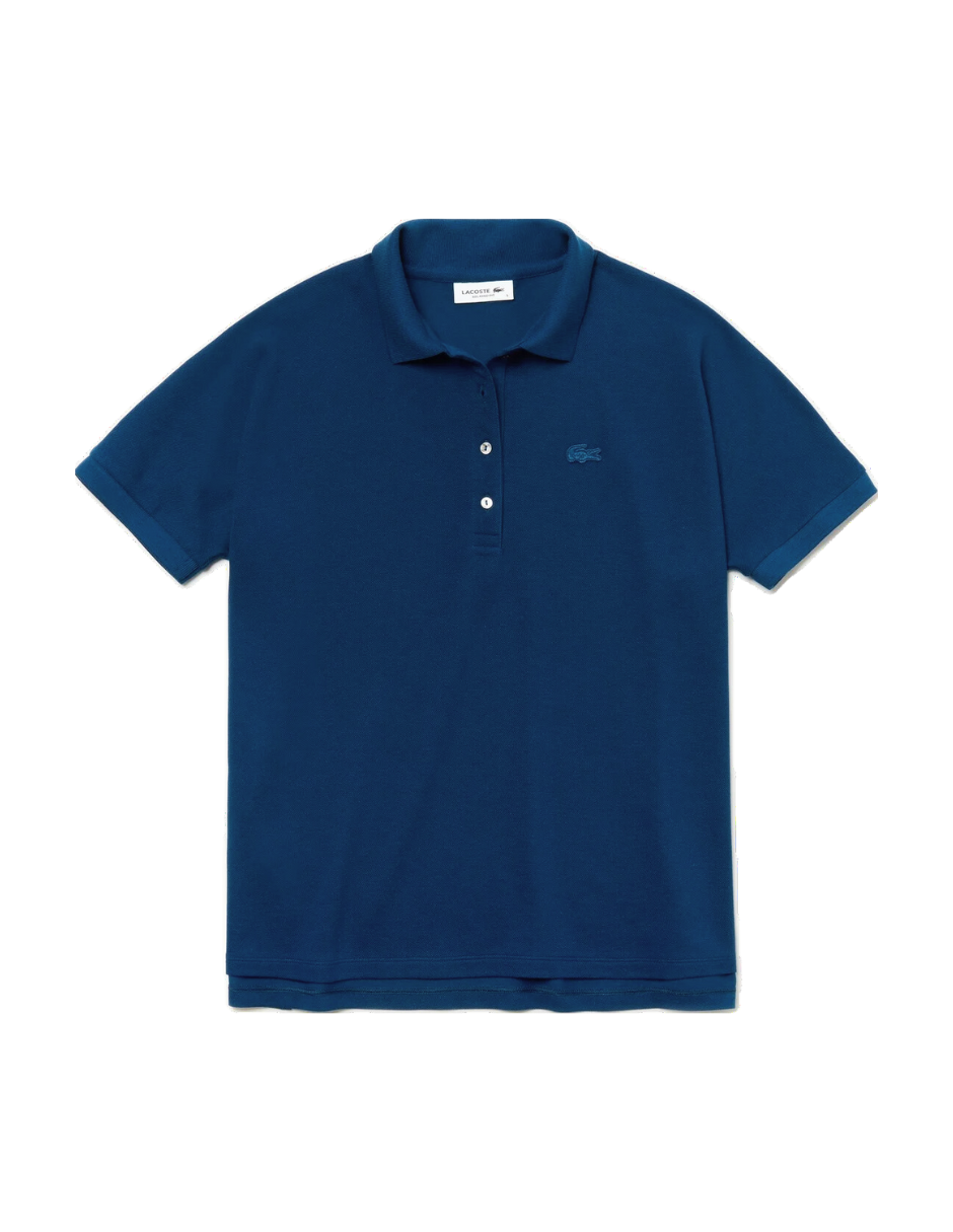 Polo Lacoste Azul Pf0103 Para Dama