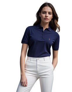 Foto 1 | Playera Tipo Polo Hpc Polo Para Mujer Color Marino