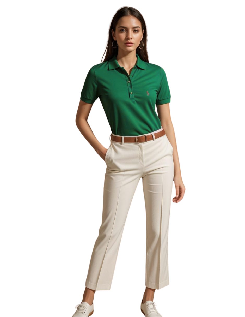 Foto 5 pulgar | Playera Tipo Polo Hpc Polo Para Mujer