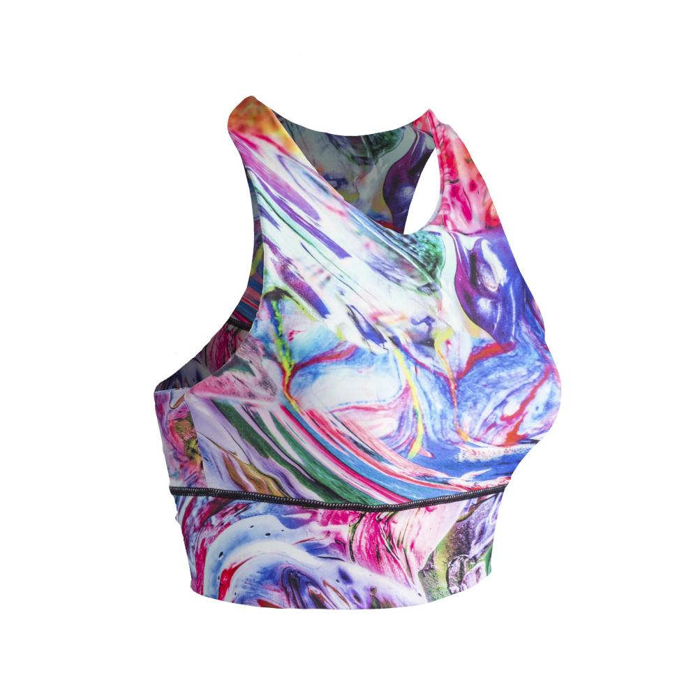 Foto 4 pulgar | Top Deportivo para Mujer Voltaica VD0115B Multicolor Talla M