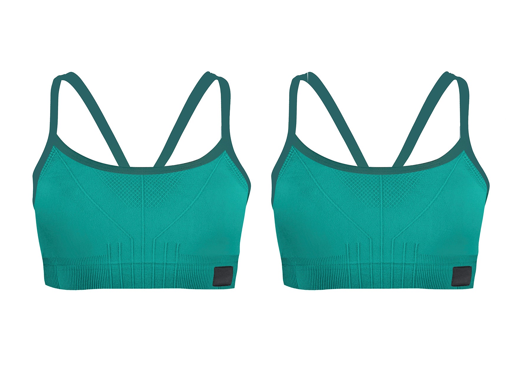 Voltaica 211a Paquete 2 Yoga Bra Top Deportivo De Compresión Mujer