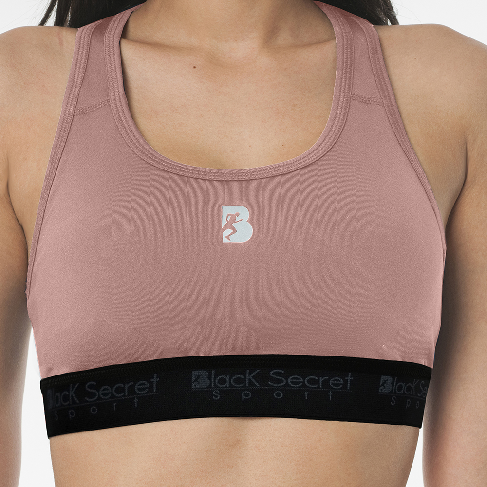 Top Deportivo Black Secret Sport Rosa para Mujer