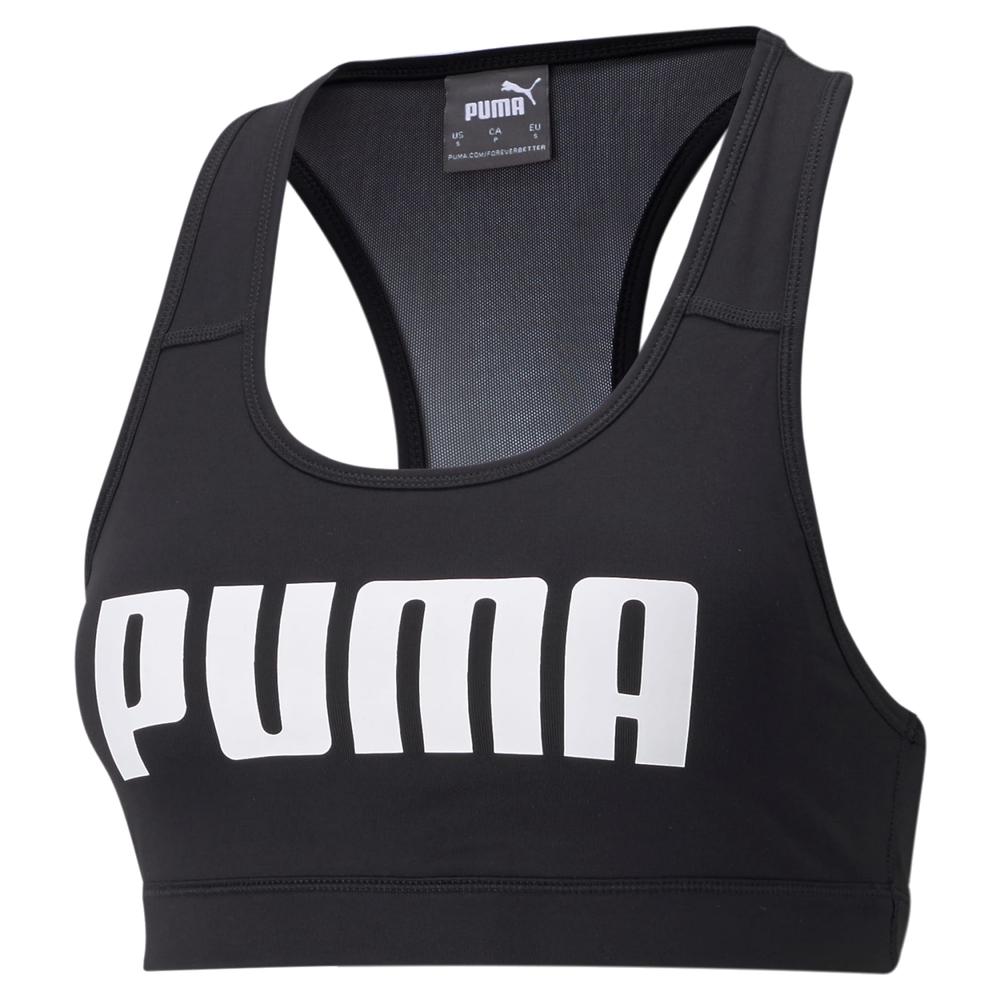 Foto 1 | Top Puma Mid Impact 4Keep Negro para Mujer